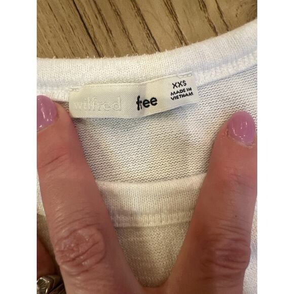 Aritzia Wilford free sleeveless top white women’s XXS - Picture 2 of 4